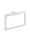 Gedy Single Wall-Mounted Bathroom Ring Silver