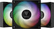 Gamdias M1-1203 Reverse Blade Case Fan 1600rpm 57.56cfm With ARGB Lighting 3pcs