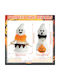 Plush Decorative Lamp Pumpkin Orange 2pcs