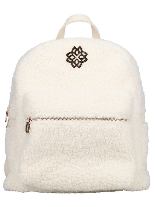 Migato Damentasche Rucksack Schulter Weiß