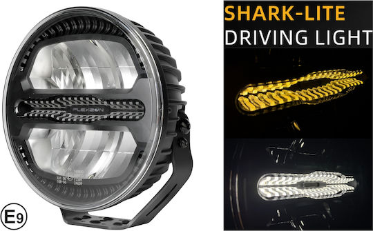 Cold Round Car Headlight LED 10 - 30V 175W 22.85cm with White Lighting 1 Piece