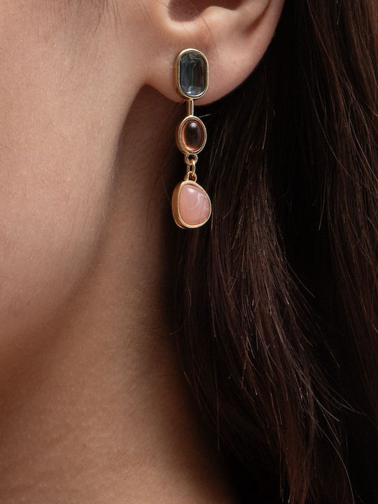 Toi&Moi Earrings with Stones