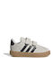 Vl Court 3.0 Cf Kids Sneakers With Hoop & Loop Closure Beige