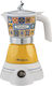 Ariete Moka Electric Stovetop Espresso Pot for 400W Yellow