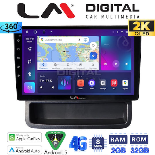 LM Digital Ηχοσύστημα Αυτοκινήτου για Opel Vivaro Renault Trafic Nissan Primastar 2010 > 2014 (Bluetooth/USB/WiFi/GPS/Apple-Carplay/Android-Auto)