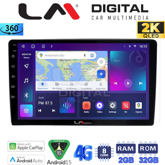 LM Digital Car Audio System for Ford Focus / Mondeo / Galaxy / S-Max 2007-2013 (Bluetooth/USB/WiFi/GPS/Apple-Carplay/Android-Auto)
