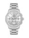 Daniel Klein Men's Watch 44mm Battery with Silver Metal Bracelet