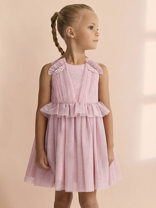 Children's Dress Tulle Pink