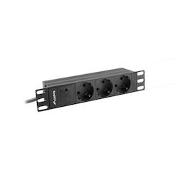 Lanberg PDU-03F-0200-BK Ракла Мултифункционално Гнездо Rack
