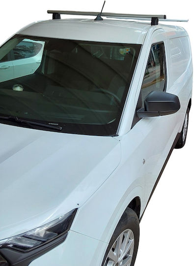 Nordrive Aluminum Car Roof Bars for Ford Transit Courier 2023+ Set with Roof Rack Legs MΠ.FTRANSIT.23