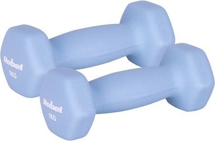 Rebel Active Hexagon Dumbbell Made of Neoprene 1 x 1kg