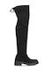 Women's Boots with Zipper Black