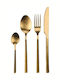 Inoxidabil Set de Tacâmuri Inoxidabil Auriu 16buc