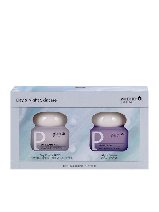 Panthenol Extra Day & Night Skincare Σετ Περιποίησης για Ενυδάτωση 2τμχ