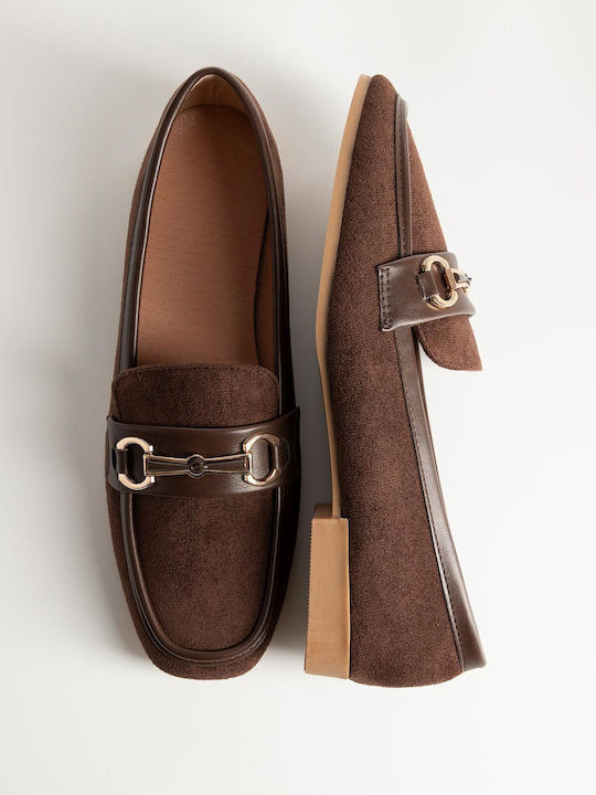 Bozikis Дамски Loafers в Кафяв Цвят