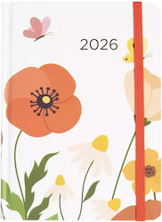 2026 Daily B6 Calendar Poppies