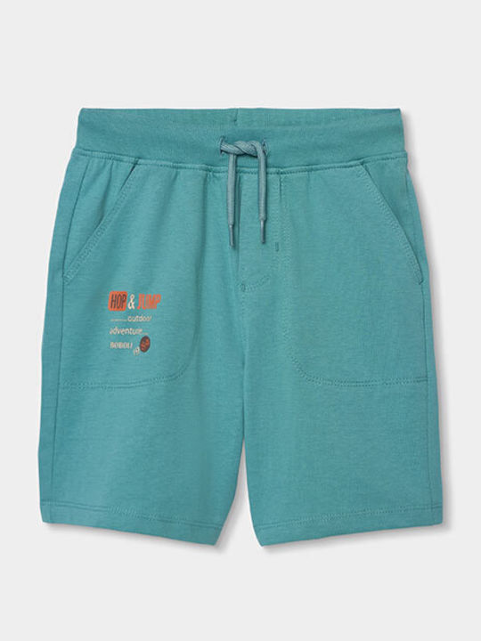 Kinder-Shorts/Bermudas Stoff Turquoise
