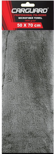 CarGuard Lavetă Microfibră de curățenie Auto 1600gsm Gri 70x50cm