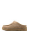 Torhill Suede Mules με Ψηλό Τακούνι σε Ροζ Χρώμα