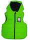Kids' Casual Jacket Sleeveless with Hood Blue/Green