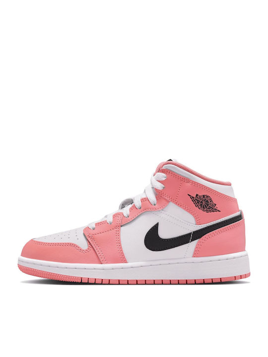 Jordan Air Jordan 1 Детски маратонки High Бели