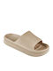 Frauen Flip Flops in Beige Farbe