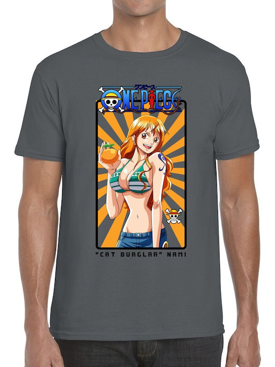 Tricou One Piece Nami Pop Culture Cărbune