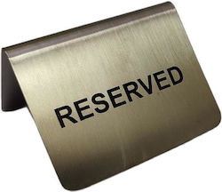 Σημανσης Ανοξειδωτη Reserved 7.5x6cm 409511/blk Max.home Σημανσης Ανοξειδωτη Reserved 7.5x6cm 409511/blk Max.home