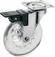 Finetto Furniture Wheel made of Metal in Transparent Color