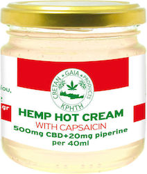 Cretan Gaia Hemp Κρέμα Κάνναβης με Γεύση Natural 40ml