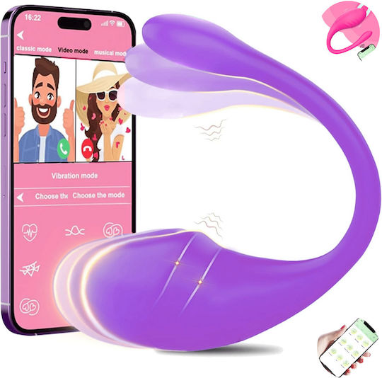 Vibrator G-Punkt mit Fernbedienung 20cm Lila