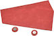 Kappe Scarlet Polyagonisch 34cm Zwei Magneten Vintage Rote