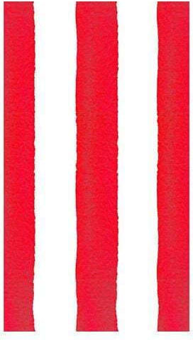 Χαρτοπετσέτες Guest Cafe Stripe Red Linen 10.8x19.8cm Caspari 12 Tεμάχια
