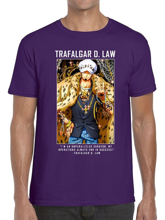 Tricou One Piece Law Pop Culture Violet