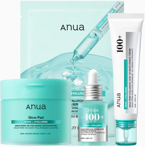 Anua PDRN Deep Hydrating Essential Set Îngrijire pentru Hidratare & Strălucire 4buc