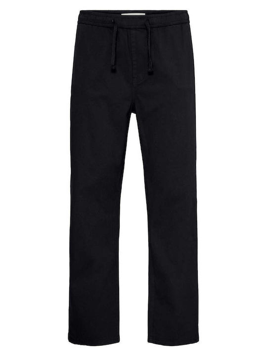Chino Trousers in Relaxed Fit Black