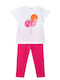 Kids' Set with Leggings Summer 2pcs Red