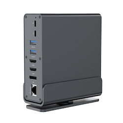 Cablexpert USB-C Docking Station με HDMI/DisplayPort 4K PD Ethernet (A-CF-COMBO15-01) Cablexpert USB-C Docking Station με HDMI/DisplayPort 4K PD Ethernet (A-CF-COMBO15-01)