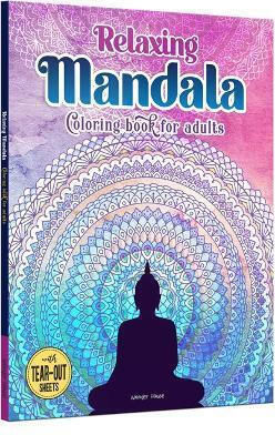 Relaxing Mandala Coloring Book Adults Wonder House Books Wonder House Books