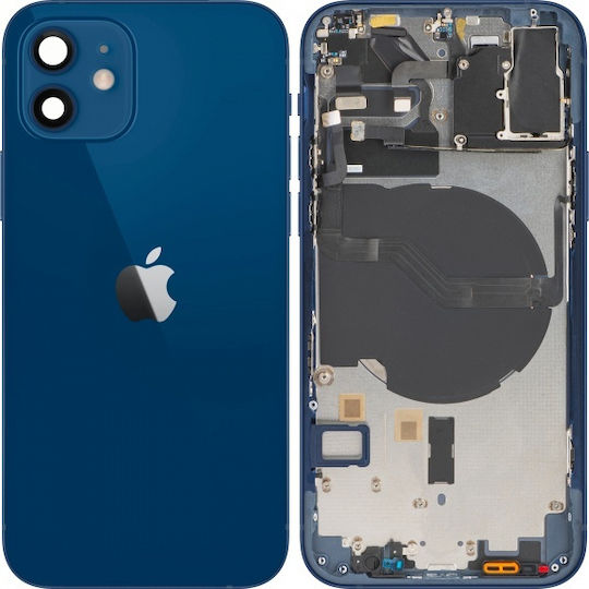 Capac Baterie Cadru Mijlociu Albastru Schimb iPhone 12
