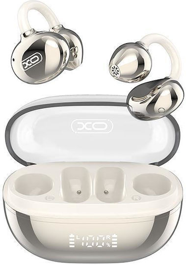 XO G43 Open Ear Bluetooth Handsfree Earphones with Sweat Resistance and Charging Case Gold