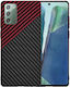 Θήκη Samsung Galaxy Note 20 5g N981 Note 20 N980 Techsuit Carbonite Fibershell Μαύρο Κόκκινο