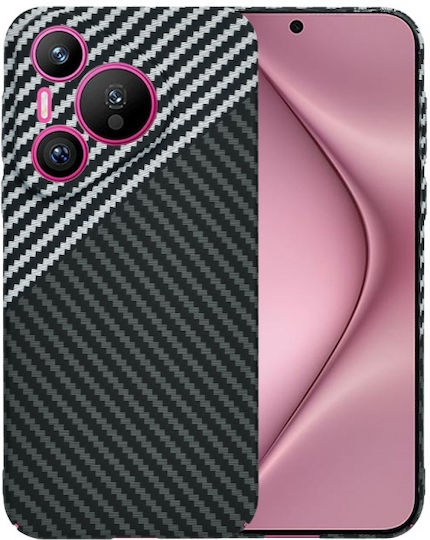 Θήκη Huawei Pura 70 Techsuit Carbonite Fibershell Μαύρο Γκρι