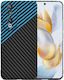Husă Honor 90 Techsuit Back Cover Fibre De Carbon Negru Albastru