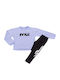 Kinder-Set mit Leggings Winter 2Stück Lilac