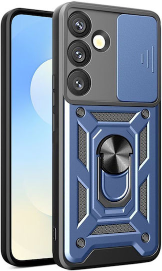Techsuit Camshield Series Umschlag Rückseite Blau (Galaxy S26)