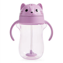 Munchkin Any Angle Weighted Straw Παιδικό Ποτηράκι 296ml