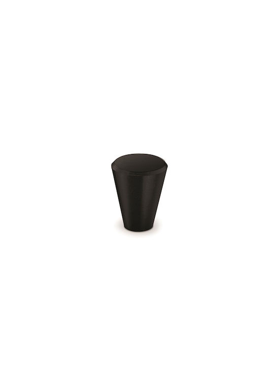 Convex Mat Buton Mobilier din Metal Șah mat negru 267-22S19S19 1buc