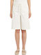 Women's Bermuda Shorts Jean White