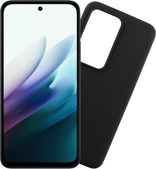 Volte-Tel Back Cover Din Silicon Cu Curea Neagră Redmi 15